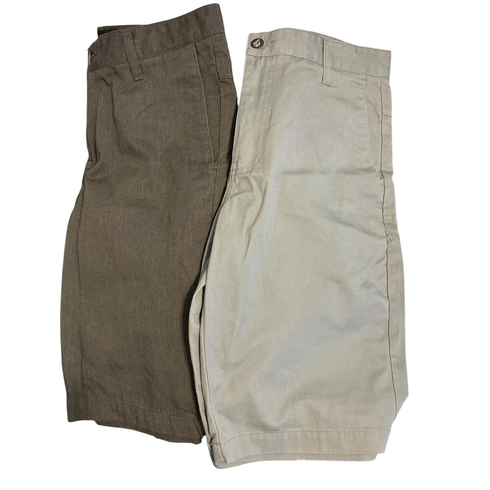 Volcom Frickin Modern Stretch Chino Shorts Bundle of 2 Mens Size‎ 30 Grey
